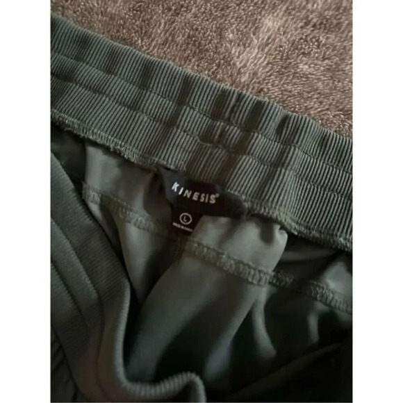 Kenzies High‎ Rise Soft Suede Jersey Slim Joggers Size Large - Picture 4 of 5